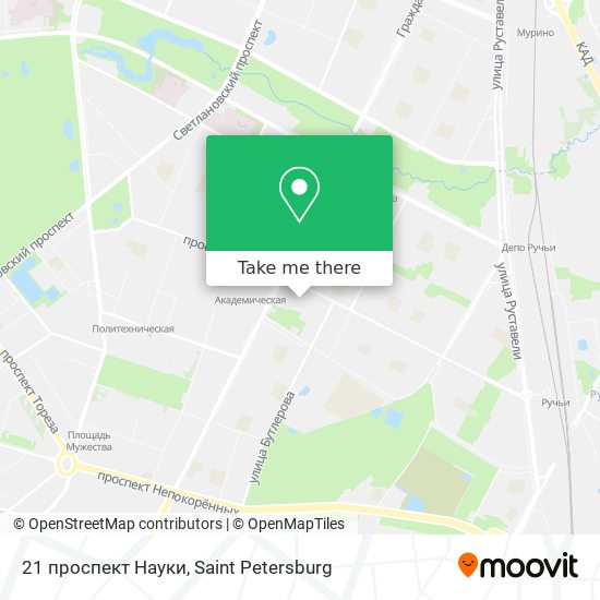 21 проспект Науки map