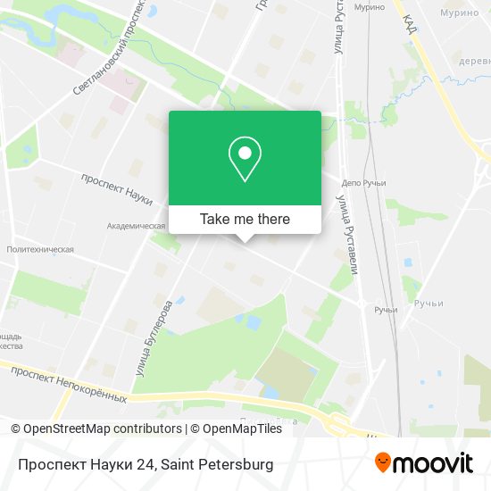 Проспект Науки 24 map