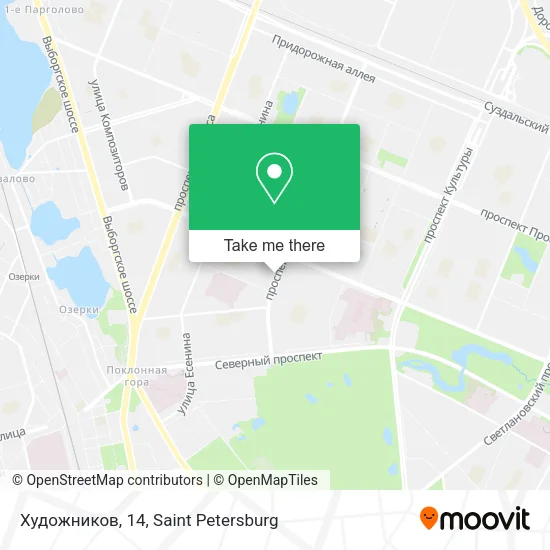 Художников, 14 map