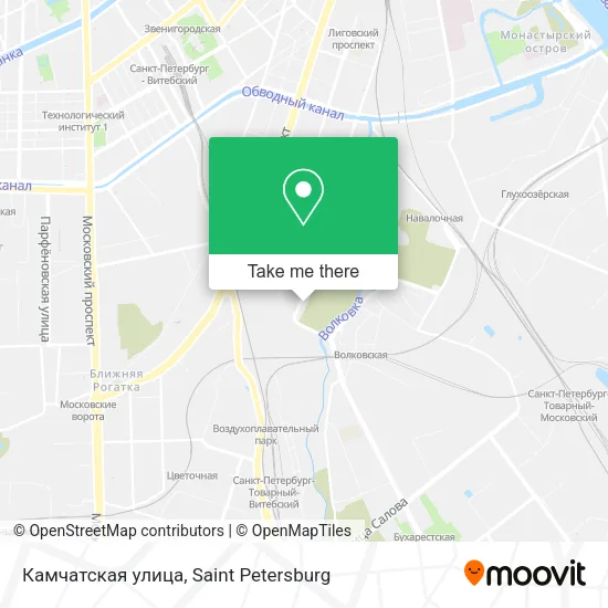 Камчатская улица map