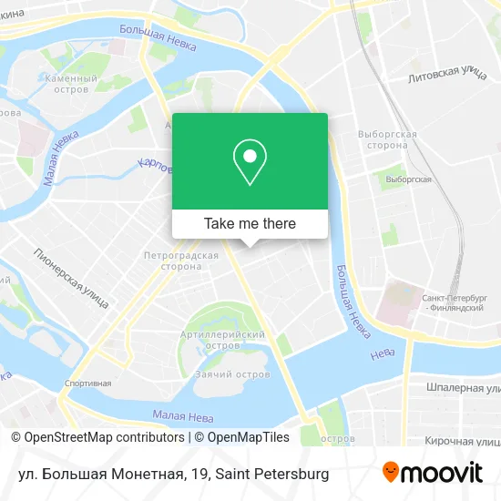 ул. Большая Монетная, 19 map