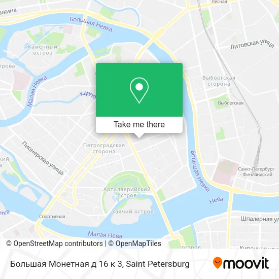 Большая Монетная д 16 к 3 map