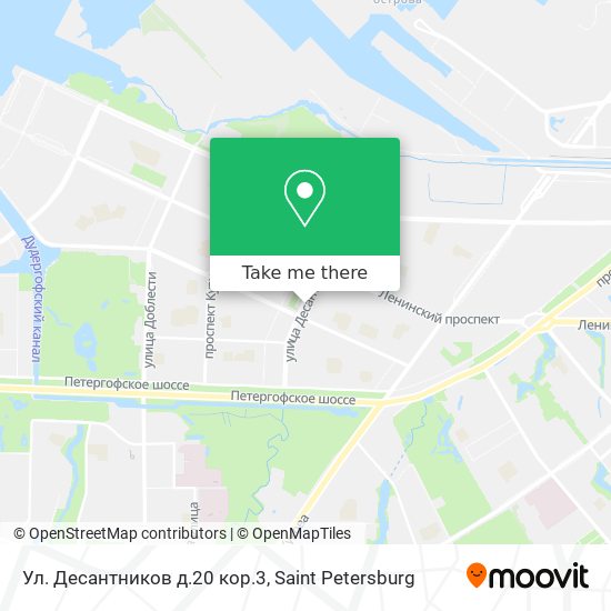 Ул. Десантников д.20 кор.3 map
