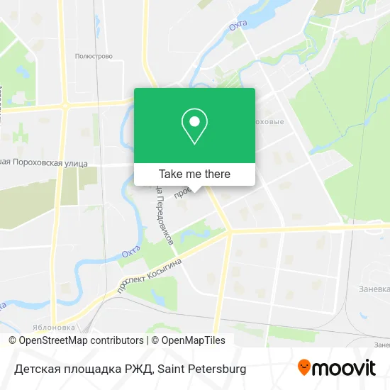 Детская площадка РЖД map