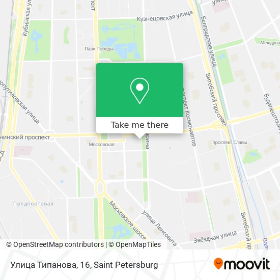 Улица Типанова, 16 map