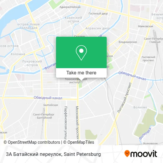 3А Батайский переулок map