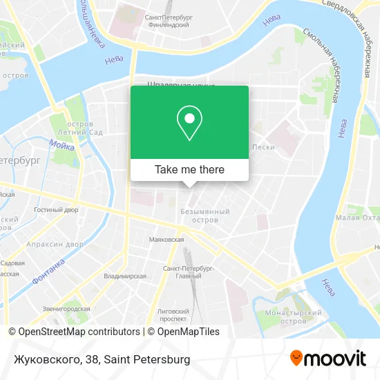 Жуковского, 38 map
