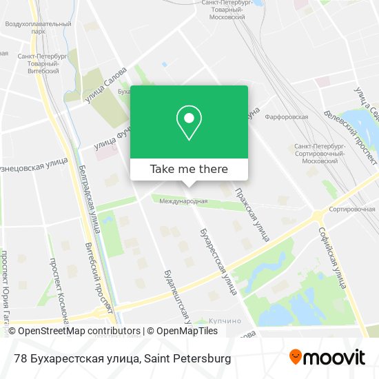 78 Бухарестская улица map