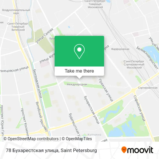 78 Бухарестская улица map