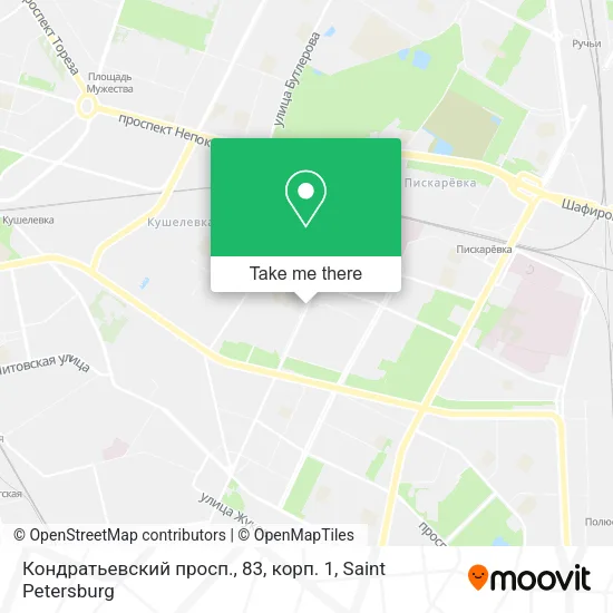 Кондратьевский просп., 83, корп. 1 map