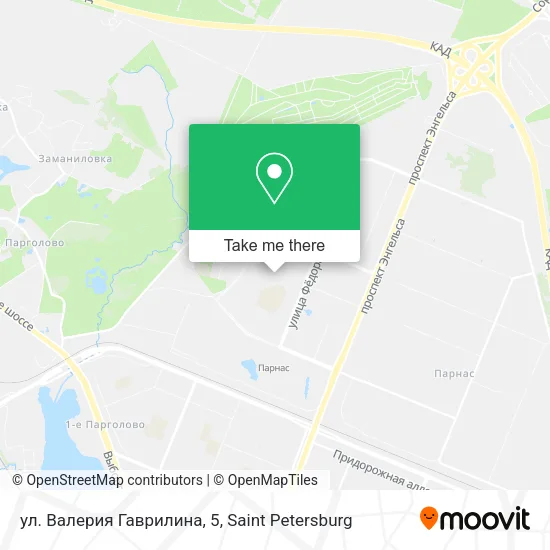ул. Валерия Гаврилина, 5 map
