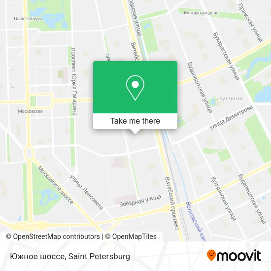 Южное шоссе map