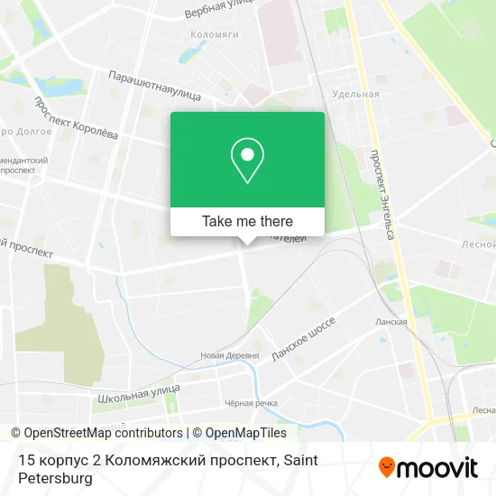 15 корпус 2 Коломяжский проспект map