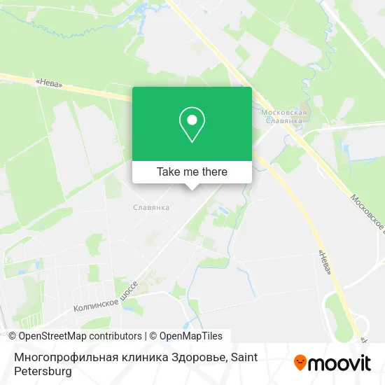 Многопрофильная клиника Здоровье map