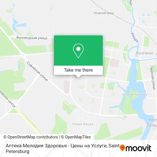 Аптека Мелодия Здоровья - Цены на Услуги map