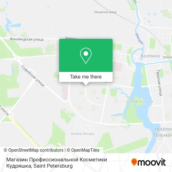 Магазин Профессиональной Косметики Кудряшка map