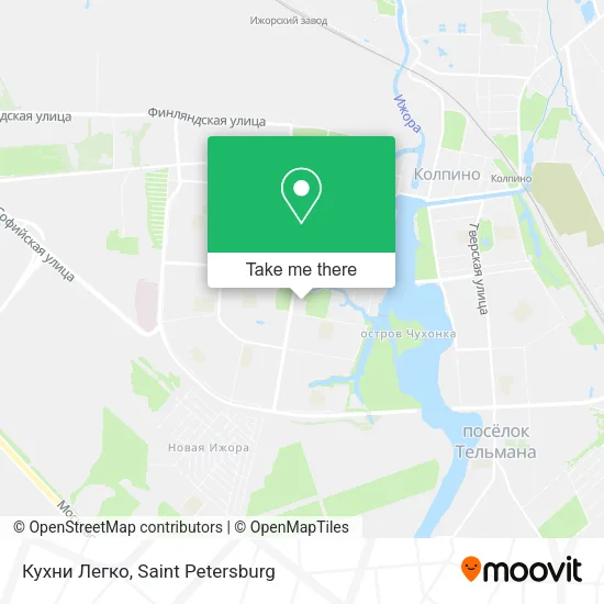 Кухни Легко map