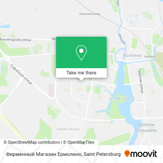 Фирменный Магазин Ермолино map