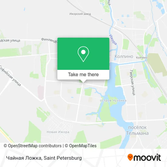 Чайная Ложка map