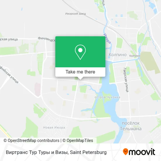 Виртранс Тур Туры и Визы map