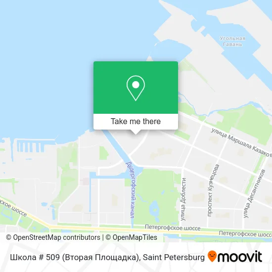 Школа # 509 (Вторая Площадка) map
