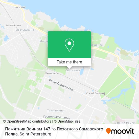 Памятник Воинам 147-го Пехотного Самарского Полка map