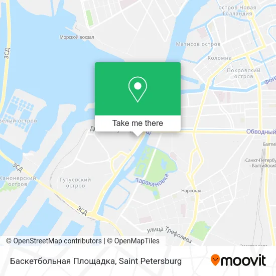 Баскетбольная Площадка map
