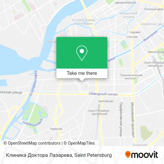 Клиника Доктора Лазарева map