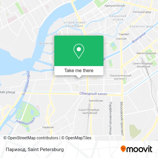 Паризод map