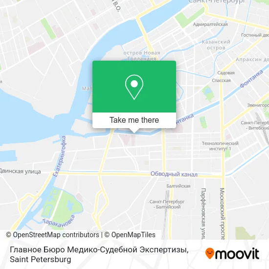 Главное Бюро Медико-Судебной Экспертизы map