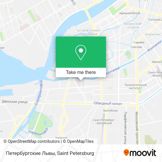 Петербургские Львы map