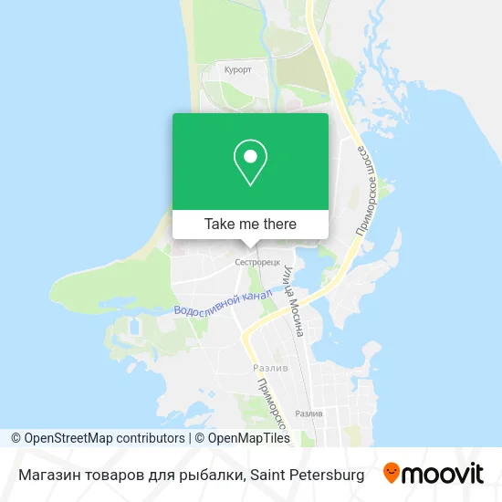Магазин товаров для рыбалки map