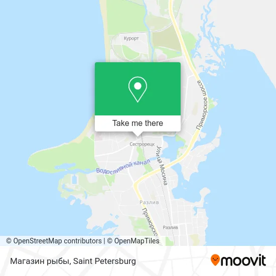 Магазин рыбы map