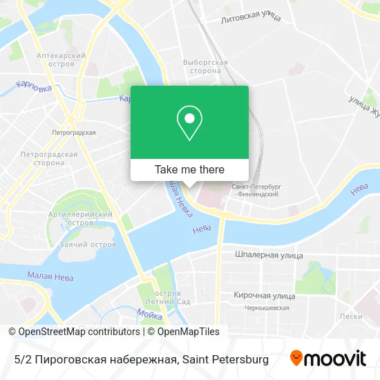 5/2 Пироговская набережная map