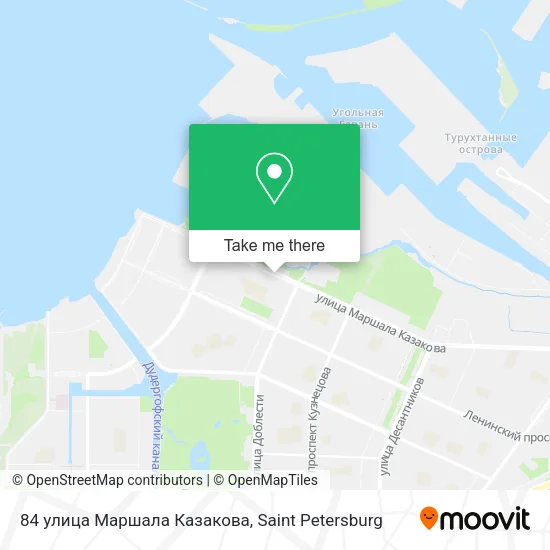 84 улица Маршала Казакова map