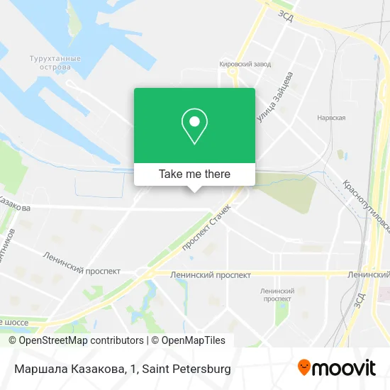 Маршала Казакова, 1 map