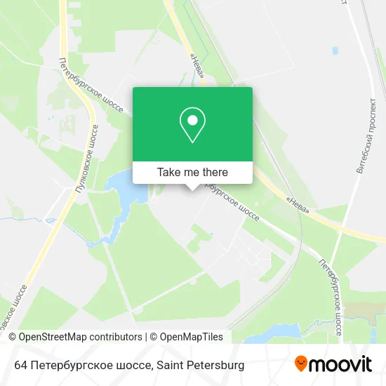 64 Петербургское шоссе map