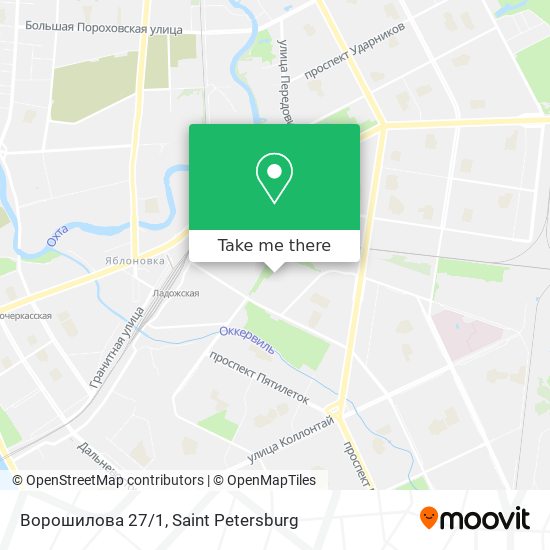 Ворошилова 27/1 map