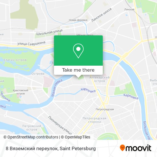 8 Вяземский переулок map