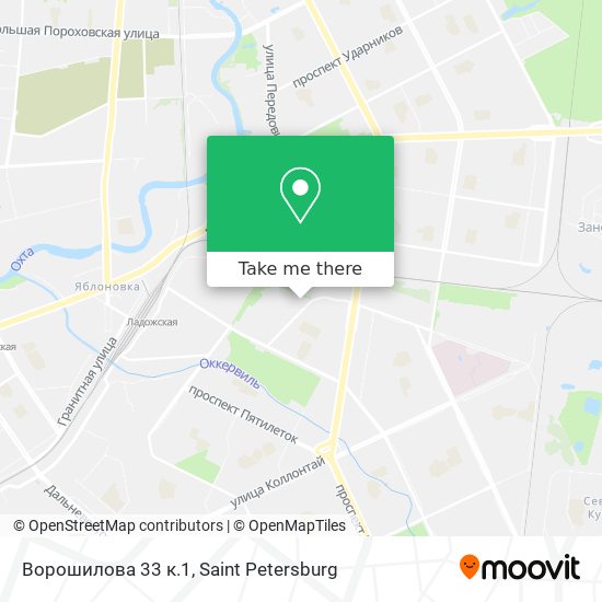 Ворошилова 33 к.1 map