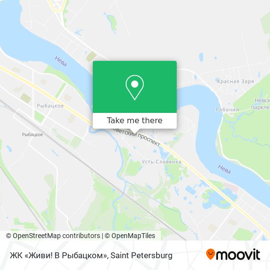 ЖК «Живи! В Рыбацком» map