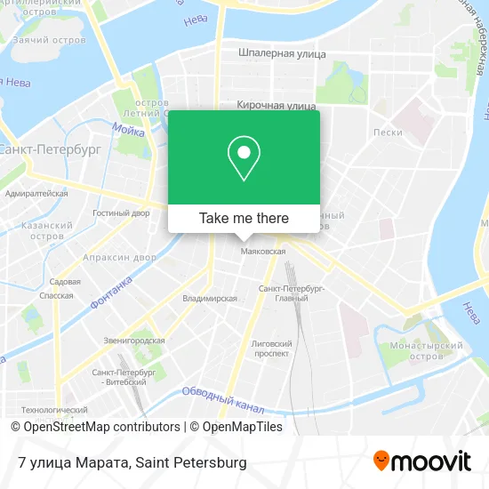 7 улица Марата map