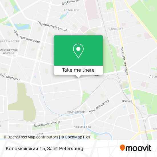 Коломяжский 15 map