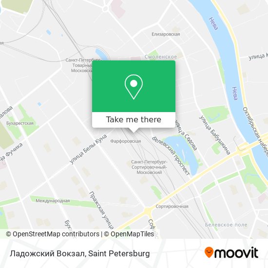 Ладожский Вокзал map