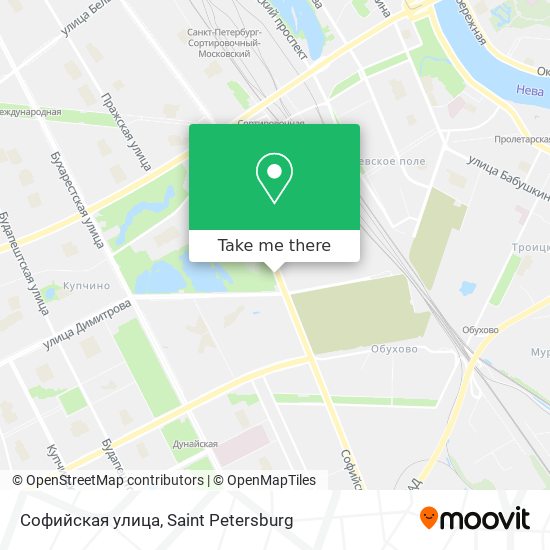 Софийская улица map