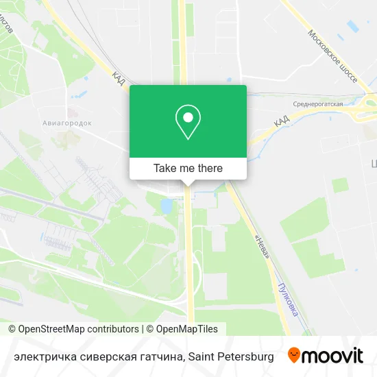 электричка сиверская гатчина map