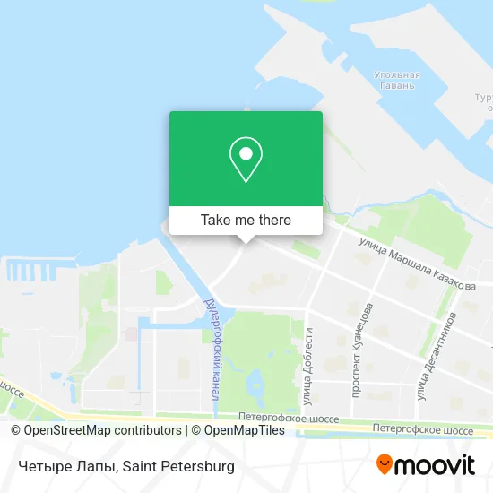 Четыре Лапы map