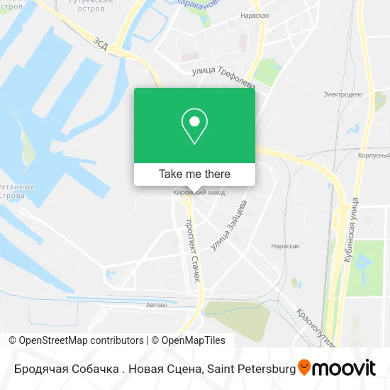 Бродячая Собачка . Новая Сцена map