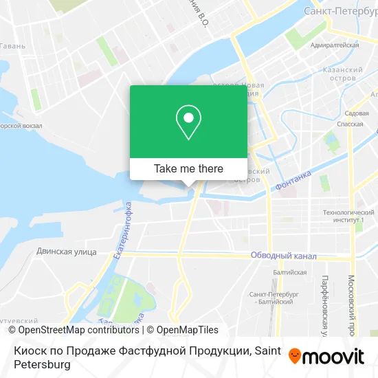 Киоск по Продаже Фастфудной Продукции map