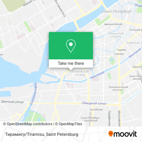 Тирамису/Tiramisu map